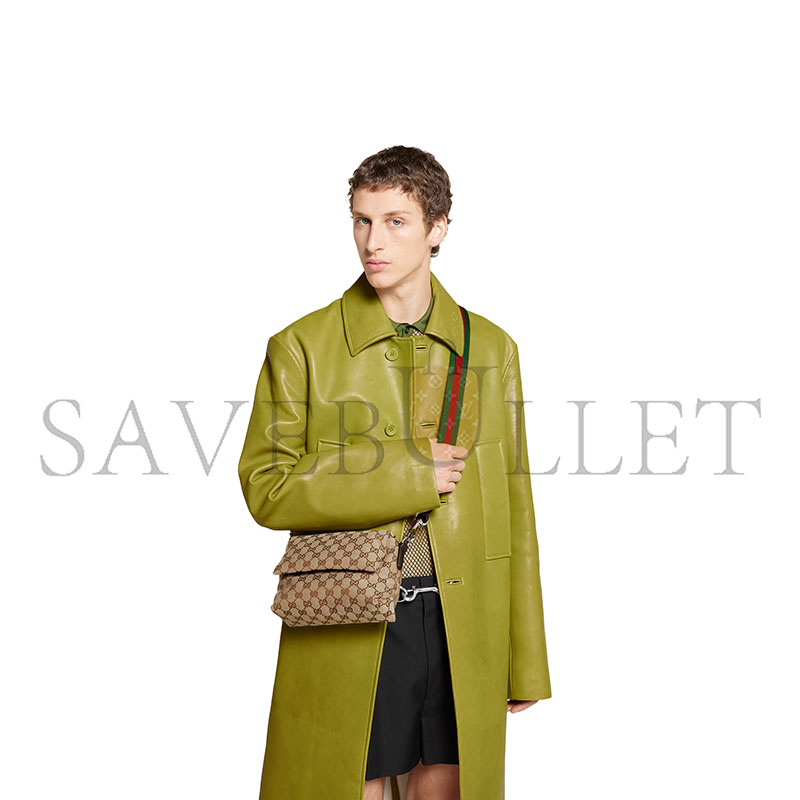 G*u*i gg canvas small crossbody bag 821617 (19*15*7cm)